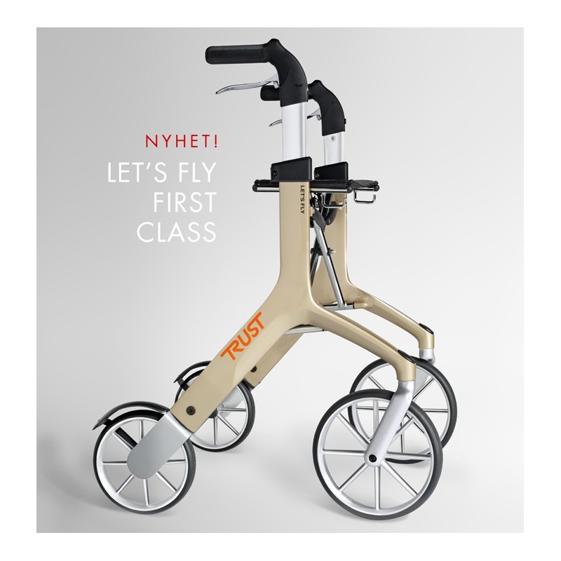 TrustCare 'Let's Fly' Udendørs Rollator