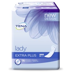 17: TENA Lady Extra Plus InstaDry, 16 stk.