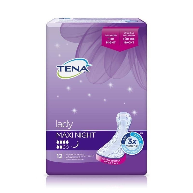 Tena Lady Maxi Night, 12 stk.