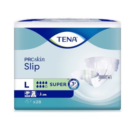 TENA Slip Super inkontinens ble med velcrolukning