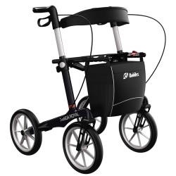 Panda Royal kulfiber rollator med ekstra store hjul